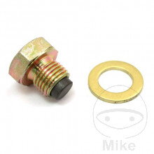 Magnetická olejová výpustná skrutka JMP M12X1.25 s tesniacim krúžkom pre Suzuki Intruder VL800 2001-2009