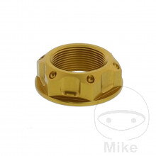 Matka krku riadenia M22X1.00 mm Alu zlatý  pre Kawasaki Vulcan VN900 2006-2017 