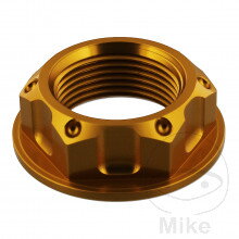 Matka krku riadenia M24X1.50 mm Alu zlatý  pre Suzuki Intruder VL800 2010-2017