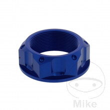 Matka krku riadenia M28X1.00 mm Alu modrý pre Yamaha MT10  FZ10 RN45 2016-2021