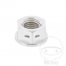 Matka reťazového kolieska M10 x 1.25 mm Alu Racing strieborný  pre Honda GoldWing GL1800 2018-2024