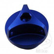 Nalievacia skrutka M20X2.5 mm Alu modrý pre Honda Shadow VT600 1988-2000