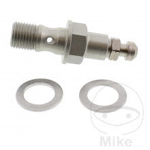 Odvzdušňovacia skrutka jednoduchá M10 x 1 19MM s odvzdušnením pre BMW R1200GS 2004-2007 (72kw verzia)