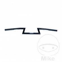 Riadidlá oceľ čierna KK 1ZOLL FEH MSP ZBAR pre Honda VT750 DC RC48 Black Widow 2000-2003