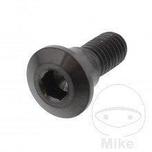Skrutka brzdového kotúča JMP Bolt M8X1.25 mm 22 mm Titan čierna farba pre Suzuki Intruder M1500 2009-2011