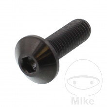 Skrutka brzdového kotúča JMP Bolt M8X1.25 mm 25 mm Titan čierna farba XVZ 1300 Royal Star