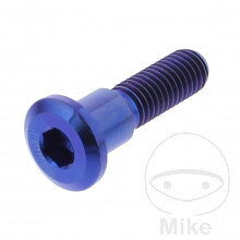 Skrutka brzdového kotúča JMP Bolt M8X1.25 mm 33 mm Titan modrý  pre Suzuki VS1400 Intruder 1987-2003