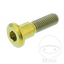 Skrutka brzdového kotúča JMP Bolt M8X1.25 mm 33 mm Titan zlatá farba  pre Suzuki VL1500 Intruder 1998-2012