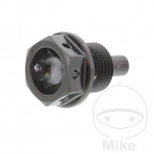 Skrutka výpusť oleja MAG JMP BO M14X1.25MM 12MM TI čierna  pre Suzuki VS800 Intruder 1992-2000