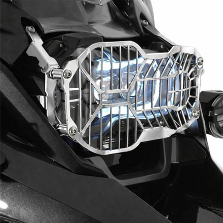 Chrómovaná ochranná mriežka predného svetla pre BMW R1200GS / R1250GS