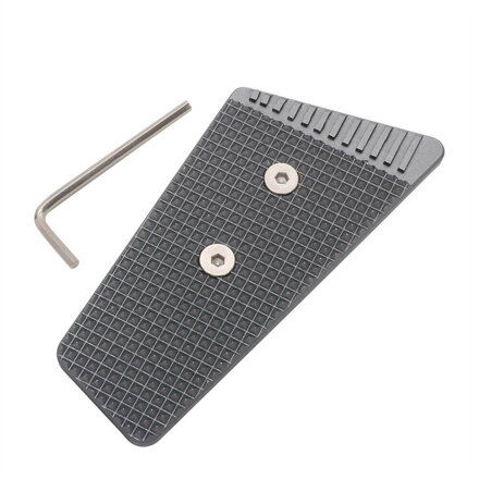 Čierne rozšírenie brzdového pedálu pre BMW R1200GS / R1250GS