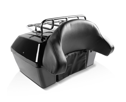 Zadný plastový kufor s nosičom a opierkou spolujazdca