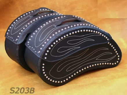 Kožené bočné brašne 2ks (S203B)