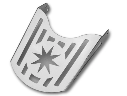 ROAD - Zadný nosič batožiny k opierke spolujazdca 22cm  (Hviezda)