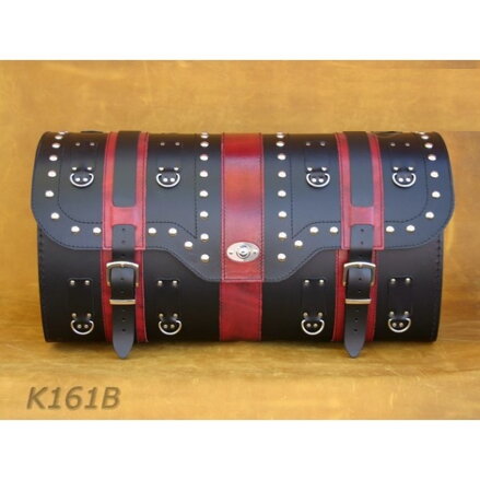 Kožená zadná brašňa - kufor na zamýkanie - 1ks (K161B)