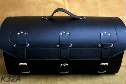 Kožená zadná brašňa - kufor - 1ks (K32A)