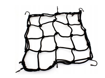 Sieťka na uchytenie batožiny 30x30 - čierna