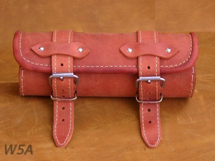 Kožená predná rolka na motocykle (W5A-Orange)