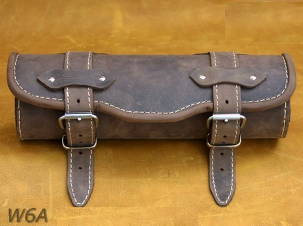 Kožená predná rolka na motocykle (W6A-Hnedá)