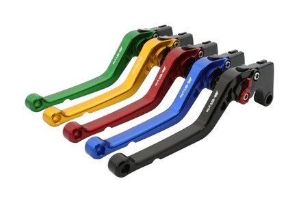 CNC PÁČKY DLHÉ NA MOTOCYKEL SUZUKI SV 650 2016-2019 ČERVENÉ PÁČKY / STRIEBORNÝ ŠTELOVÁK