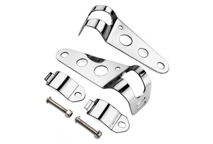 UNIVERZÁLNY DRŽIAK SVETLA / MASKY CHRÓM 35-43MM