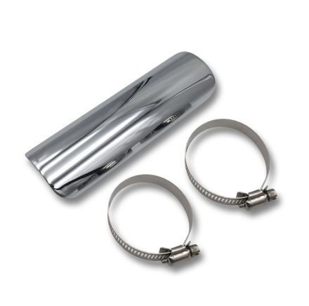 Highway Hawk Kryt výfuku CHROME pre priemer 55mm, chróm (1ks) 65-555