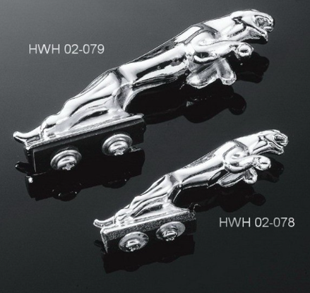 Highway Hawk Soška na blatník PANTHER (panter), 13cm, chróm 02-079