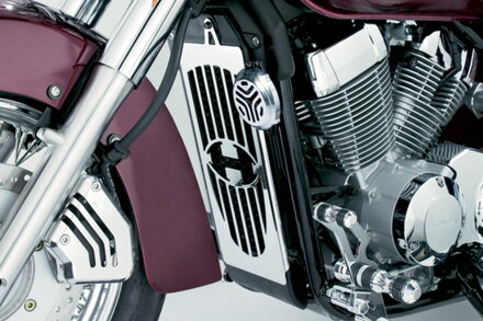 Chrómovaný kryt chladiča pre HONDA VT 750 C4/C5
