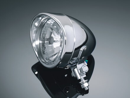 Prídavné moto svetlo Highway Hawk TECH GLIDE, d = 90mm, E-mark, chróm (1ks) 68-1240