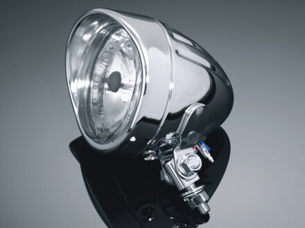 Prídavné moto svetlo Highway Hawk TECH GLIDE, d = 90mm, E-mark, chróm (1ks) 68-1241
