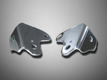 Držiaky prídavných svetiel Highway Hawk pre motocykle KAWASAKI VN900 Vulcan / Classic / Custom, chróm (2ks) 684-118