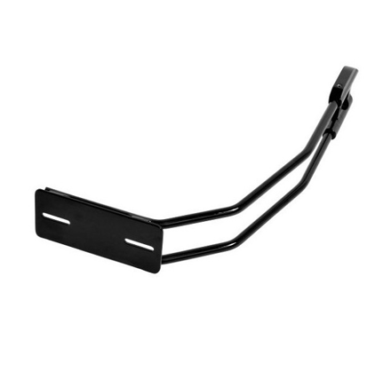 Držiak rámu špz pre bočné uchytenie na motocykel - čierny