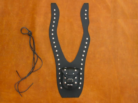 Koža na nádrž pre YAMAHA XV1600 Wild Star / 1700 Road Star - čierna vybíjaná