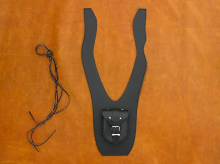 Koža na nádrž pre YAMAHA XV1600 Wild Star / XV1700 Road Star  - čierna hladká