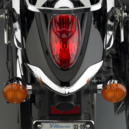 Chrómovaný lem zadného blatníka pre Kawasaki VN 900 custom - N 7020