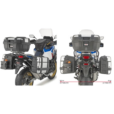 GIVI BOČNÉ NOSIČE HONDA CRF1100L AFRICA TWIN/ADVENTURE SPORTS (20-24) PLO1178MK