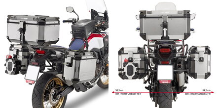 GIVI BOČNÉ NOSIČE TREKKER OUTBACK HONDA CRF 1000L AFRICA TWIN (16- 17) PL1144CAM