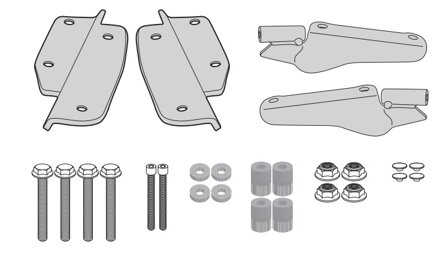 GIVI DRŽIAK KUFRA HONDA CRF 1000L AFRICA TWIN (16-17) SR1144