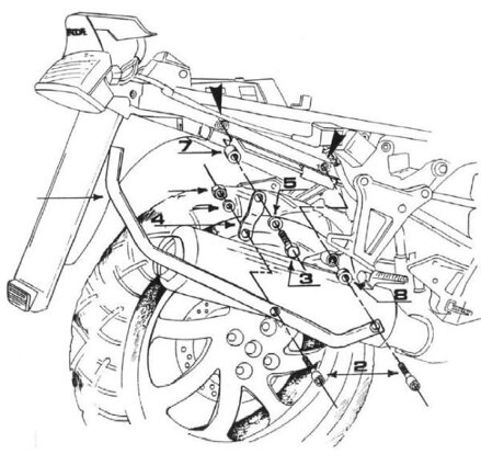 GIVI DRŽIAK MONORACK HONDA VFR 750 F 229F