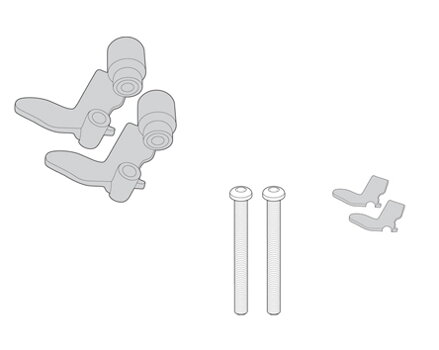 GIVI MONTÁŽNA SADA PRE BOČNÉ NOSIČE BMW F 800 R (09-19) PLR5118KIT