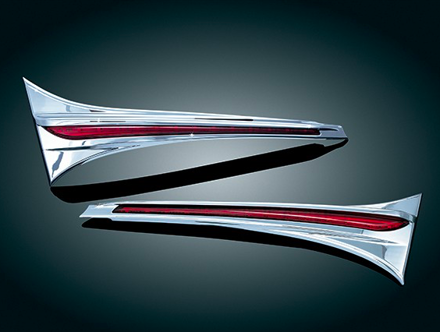 OZDOBNÉ KRYTY NA BOČNÉ KUFRE S LED OSVETLENÍM HONDA GL1800