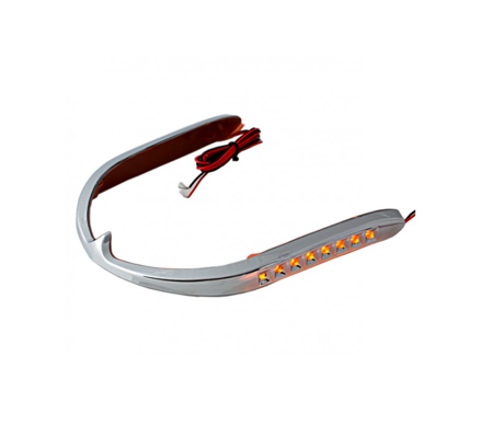 CHROMOVANÝ LEM PREDNÉHO BLATNÍKU S LED OSVETLENÍM HONDA GOLDWING