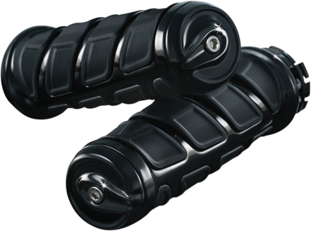 Čierne gripy Kinetic pre motocykle Suzuki, Kawasaki, Yamaha