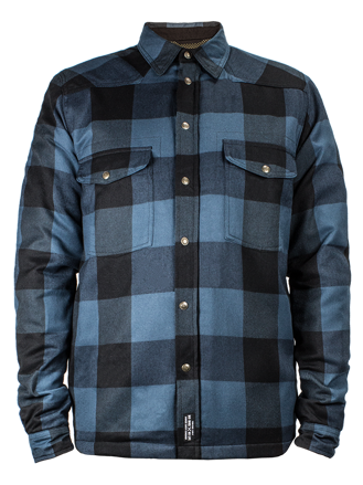 John Doe - Pánska motorkárska košeľa MOTOSHIRT BLUE