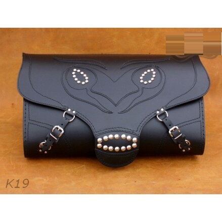 Kožená zadná brašňa - kufor - 1ks (K19)