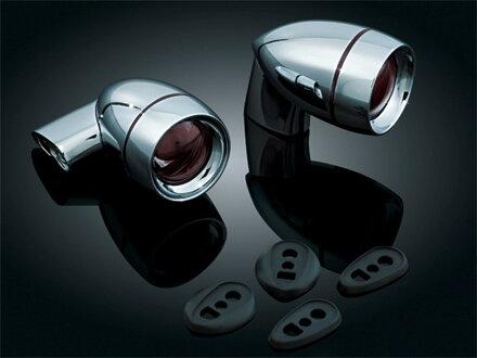 UNIVERSAL RED SINGLE CIRCUIT TURN SIGNALS