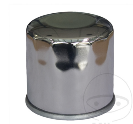 HF204C - Chrómovaný olejový filter pre Kawasaki Vulcan VN900 2006-2017