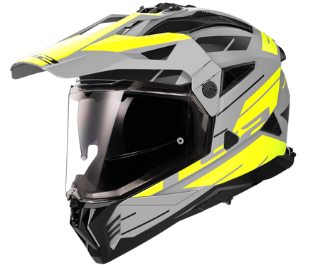 LS2 - Enduro / MX helma na motocykle MX702 PIONEER II NAMIB M.GREY H-V YELLOW-06