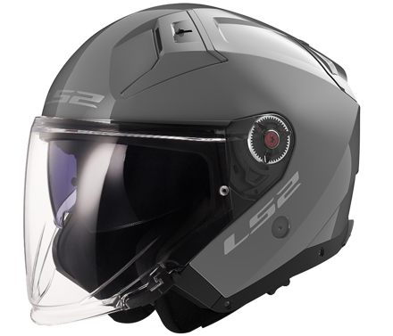 LS2 - Otvorená helma na motocykel OF603 INFINITY II SOLID NARDO GREY-06