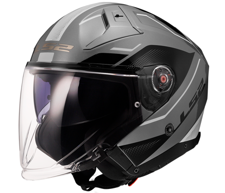 LS2 - Otvorená helma na motocykel OF603 INFINITY II VEYRON GL.GREY WHITE-06